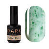 База для нігтів Dark Pro Base Potal №11 молочний із зеленою поталлю, 15 мл, фото 2