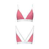 Спортивний топ з подвійними бретелями для фітнесу та активного відпочинку підтримка та стильний дизайн, фото 4