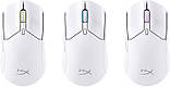 Ігрова комп'ютерна миша HyperX Pulsefire Haste 2 Mini Wireless RGB-підсвічування White, фото 7