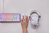 Ігрова комп'ютерна миша HyperX Pulsefire Haste 2 Mini Wireless RGB-підсвічування White, фото 9