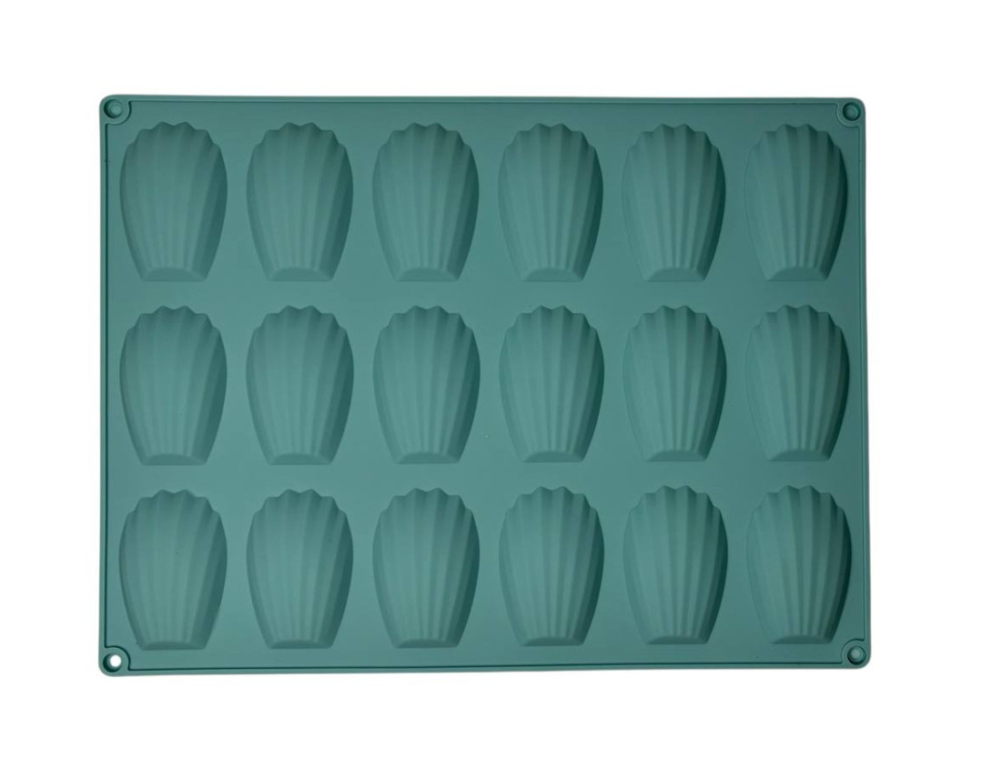 Форма силіконова Мадлен бол. 18 шт. (колір в асортименті), фото 1