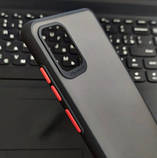 Чохол Samsung Galaxy A51 - Goospery Matte Case, Чорний (Камера відкрита), фото 4