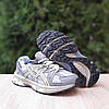 Жіночі зимові кросівки Asics Gel-Kahana 8 Grey Beige Сірі Взуття Асікс Гель Кахана 8 комбінований матеріал термо, фото 4