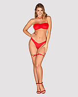 Комплект белья Obsessive Kissmas Set sexy наряд для романтических вечеров и особых случаев