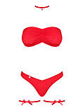 Комплект білизни Obsessive Kissmas Set sexy вбрання для романтичних вечорів та особливих випадків, фото 3