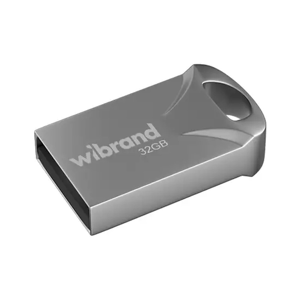 USB-накопичувач 32GB Wibrand Hawk Silver USB 2.0
