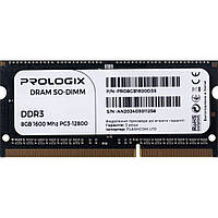 Модуль пам'яті для ноутбука SoDIMM DDR3 8GB 1600 MHz Prologix