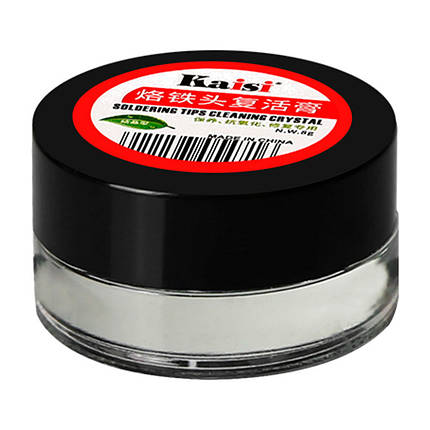 Очисник жал паяльника Kaisi Soldering Tips Cleaning Crystal, 8 гр. (очищення кислотною пастою), фото 1