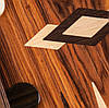Нарди ручної роботи з палісандра, чорного дерева та дуба, коричневі – 48×60 см, фото 4