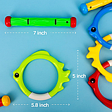 Ігровий набір ASONA для басейну – інструменти для навчання плаванню, для дітей від 4 до 12 років., фото 2