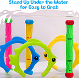 Ігровий набір ASONA для басейну – інструменти для навчання плаванню, для дітей від 4 до 12 років., фото 3