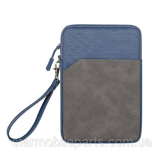 Сумка для ноутбука HAWEEL HWL7017 iPad mini 7.9-8.4" сіро-синя, фото 1