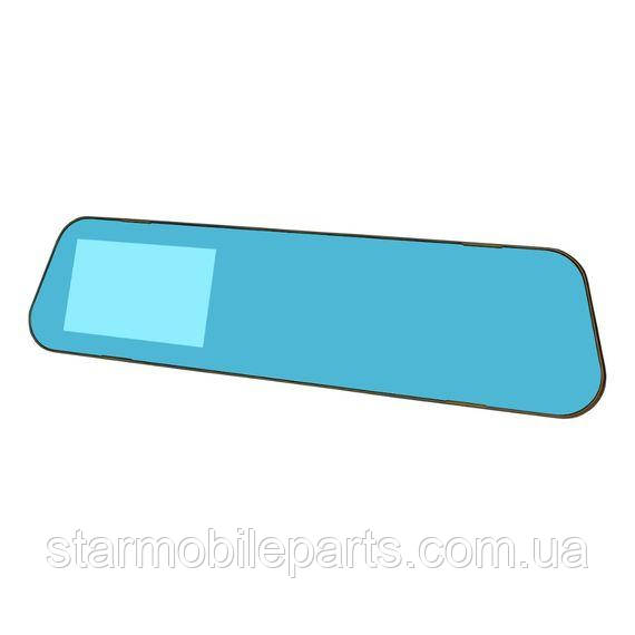 Дзеркало-відеореєстратор WDR DVR-100FHD 1080P, кут огляду 170 гр, LCD 4.3", TF card 32 Gb/ Class 10 з камерою заднього виду, фото 1