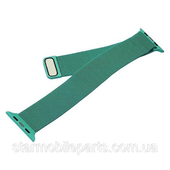 Ремінець Міланська петля для Apple Watch Band 38/ 40 mm бірюзовий, фото 1
