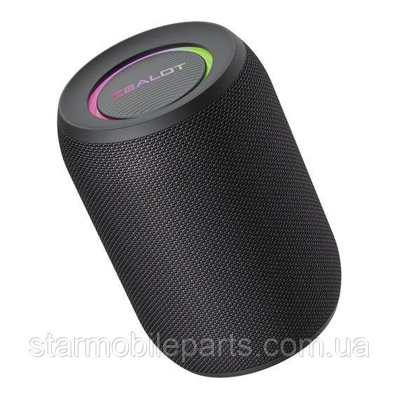 Портативна Bluetooth колонка Zealot S32 Pro TWS з LED підсвіткою black, фото 1