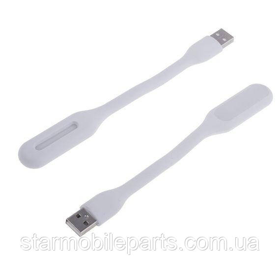 USB LED лампочка гнучка 3W, холодне світло біла, фото 1