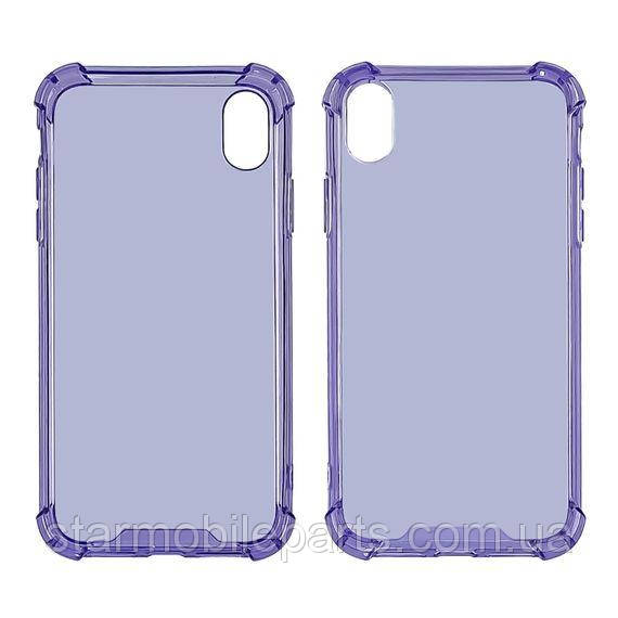 Чохол TPU shockproof angle для Apple iPhone XR 04 фіолетовий, фото 1