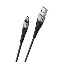Кабель Borofone BX32 USB to MicroUSB 1m black