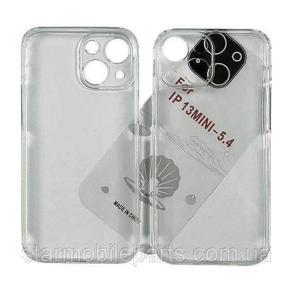 Чохол силіконовий KST для Apple iPhone 13 mini прозорий, фото 1
