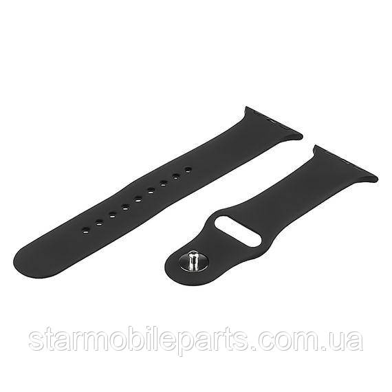 Ремінець силіконовий для Apple Watch Sport Band 42/ 44/ 45 mm розмір L колір 01, фото 1