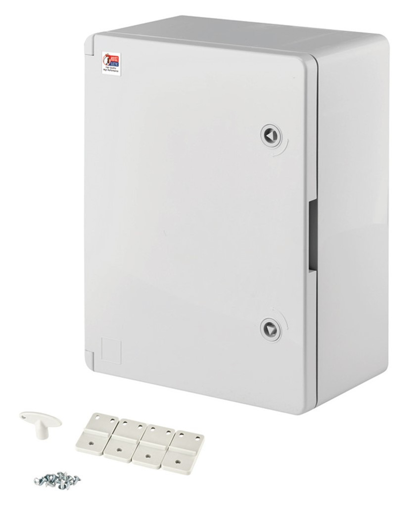 Бокс монтажний пластиковий (350х500х220 мм, ІР65, сірий ABS пластик) ТМ Horoz Electric