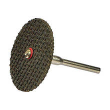 Насадка для бормашини, відрізний диск армований d=32 мм, хвостовик d=3 мм