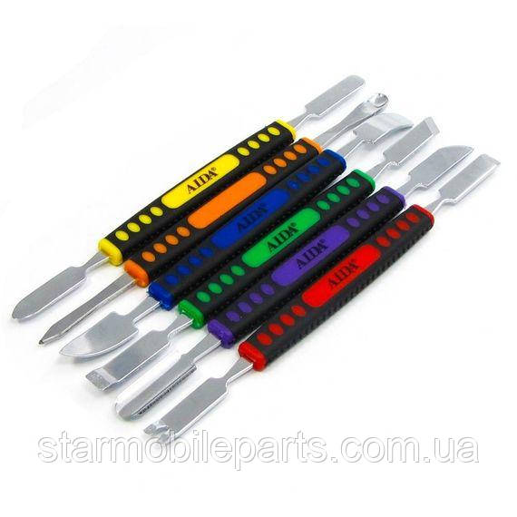 Набір двосторонніх металевих лопаток Aida AD-i6 6 in 1 для розбирання корпусів., фото 1