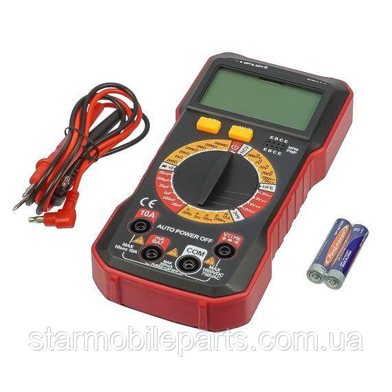 Мультиметр цифровий Aneng SZ305 з підсвічуванням, функцією BAT, детектором прихованої проводки (струм до 10A), фото 1