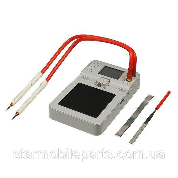 Апарат точкового зварювання АКБ QianLi Macaron Max з акумулятором та РК-дисплеєм, фото 1