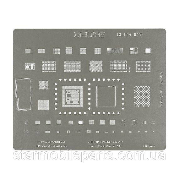 Трафарет BGA Relife RL-044 IPZ5 (A12) для iPhone XS/XS Max/XR, фото 1