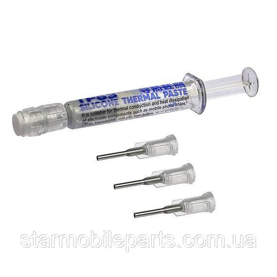 Термопаста силіконова Mechanic TP63 3gr в шприці, фото 1