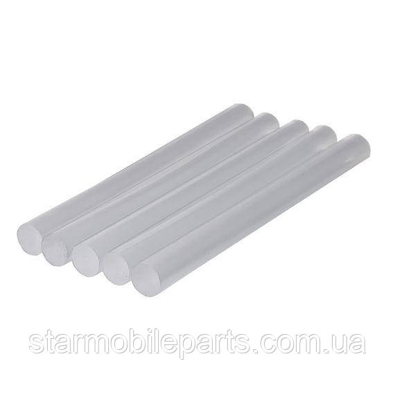 Термоклейовий стрижень прозорий, 7мм x 140мм, фото 1