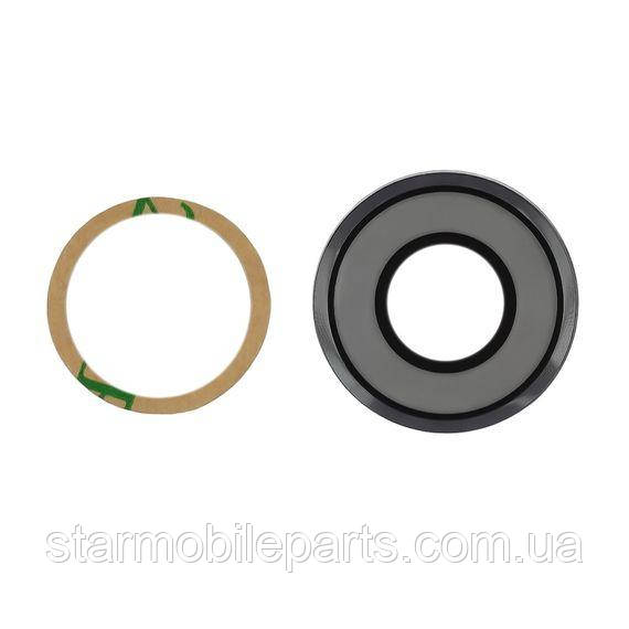 Скло камери для Xiaomi 12 Pro чорне, фото 1