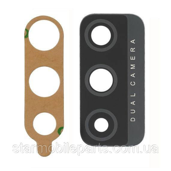 Скло камери для TECNO Spark 6 Go (KE5) чорне, фото 1