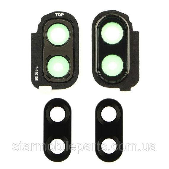 Скло камери для Samsung M205 Galaxy M20 (2019) з чорною рамкою, фото 1