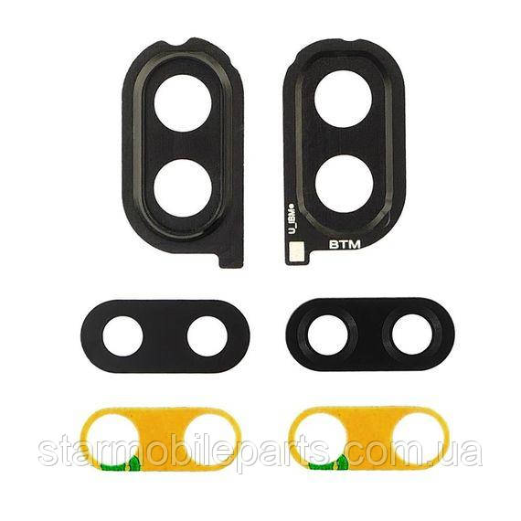 Скло камери для Samsung M105 Galaxy M10 (2019) з чорною рамкою, фото 1
