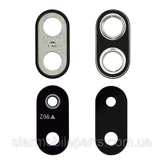 Скло камери для Huawei P Smart Plus (2018) з чорною рамкою, фото 1