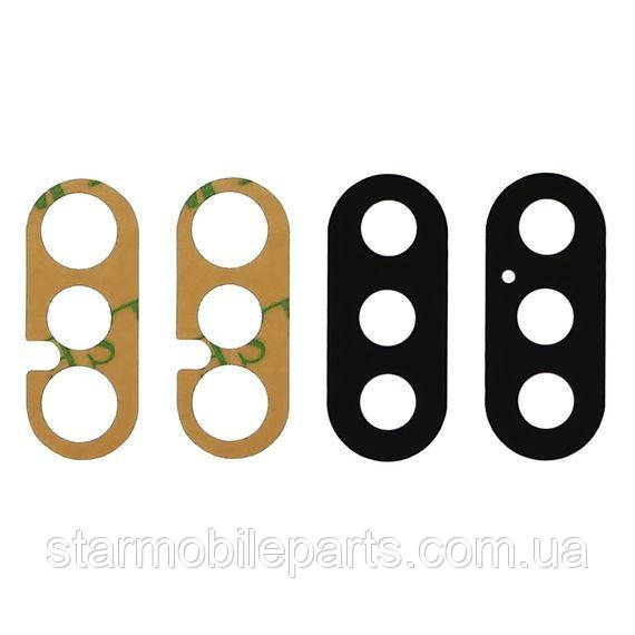 Скло камери для Apple iPhone X чорне, фото 1