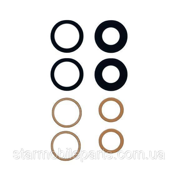 Скло камери для Apple iPhone 12 mini (комплект 3 шт.) з покриттям антивідблиску, фото 1