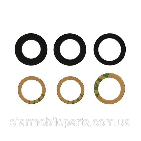 Скло камери для Apple iPhone 11 Pro/ 11 Pro Max (комплект 3 шт.), фото 1