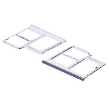 Тримач для SIM картки для Samsung A315/ A415 Galaxy A31/ A41 (2020) Prism Crush White сріблястий