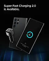 Автомобільний зарядний пристрій Spigen PC2000 PowerArc Car Charger 65 W/ USB C PD/QC3.0 Black (ACP02562), фото 4