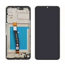 Дисплей для Samsung A226B Galaxy A22 5G (2021) з чорним тачскрином і корпусною рамкою