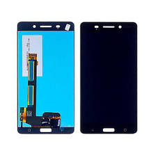 Дисплей для Nokia 6 з чорним тачскрином