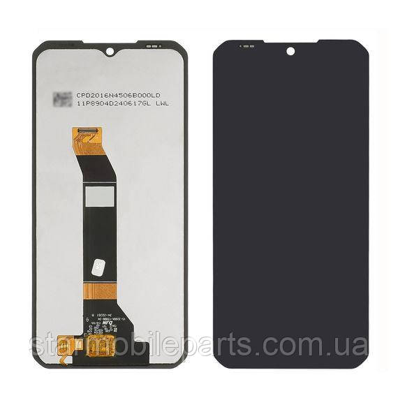 Дисплей для DOOGEE S Cyber з чорним тачскрином, фото 1