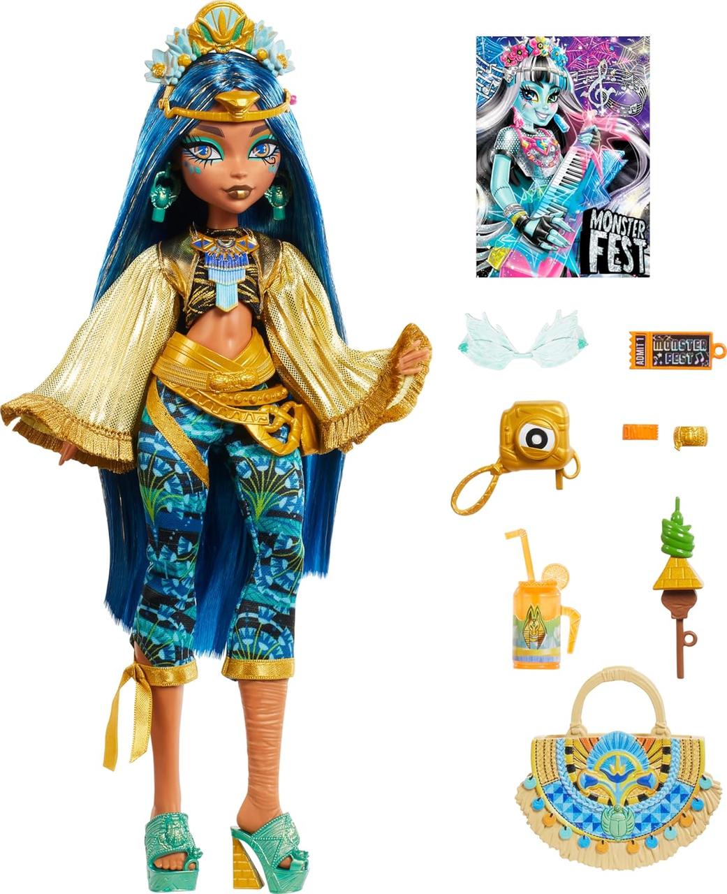 Лялька Монстер Хай Клодін Клео де Ніл Монстер Фест Monster High Monster Fest Doll Cleo De Nile