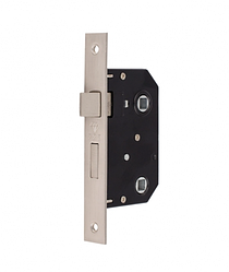 Замок міжкімнатний врізний FZB 13-10 (міжвісь 62мм) сатин