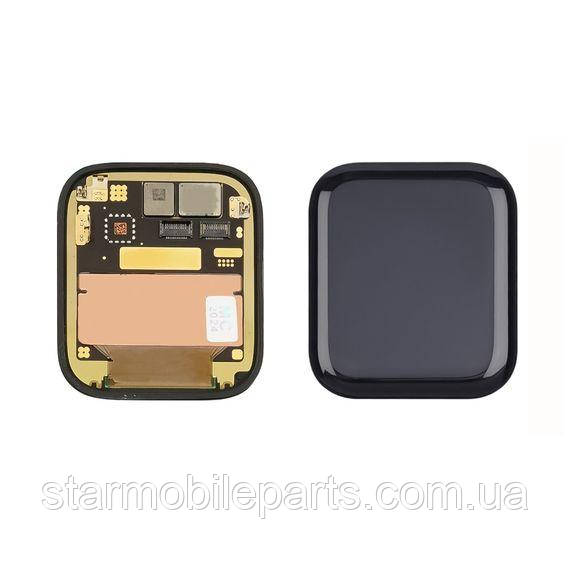 Дисплей для Apple Watch 7 45 mm з чорним тачскрином Original, фото 1