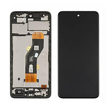 Дисплей для TECNO Spark Go (2024) (BG6) з чорним тачскрином і корпусною рамкою