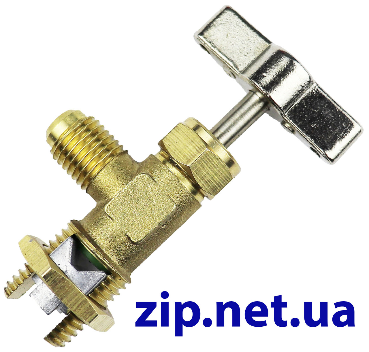 Кран проколка для утилізації фреону